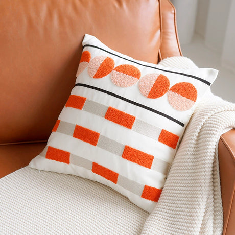 YOULI Arjun Embroidered Boho Ethnic Sofa Pillow from YOULI