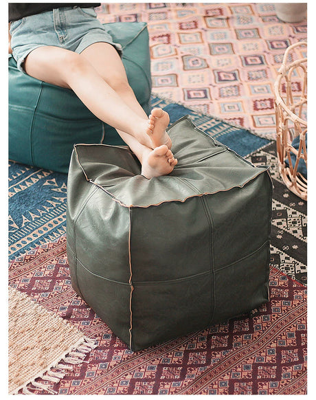 YOULI Elowen Fashionable Leather Futon Stool from YOULI