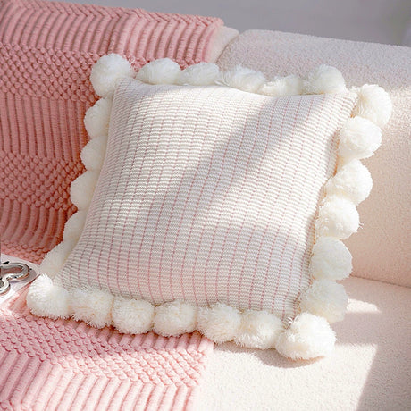 YOULI Santiago Mint Knitted Cozy Pillowcase from YOULI