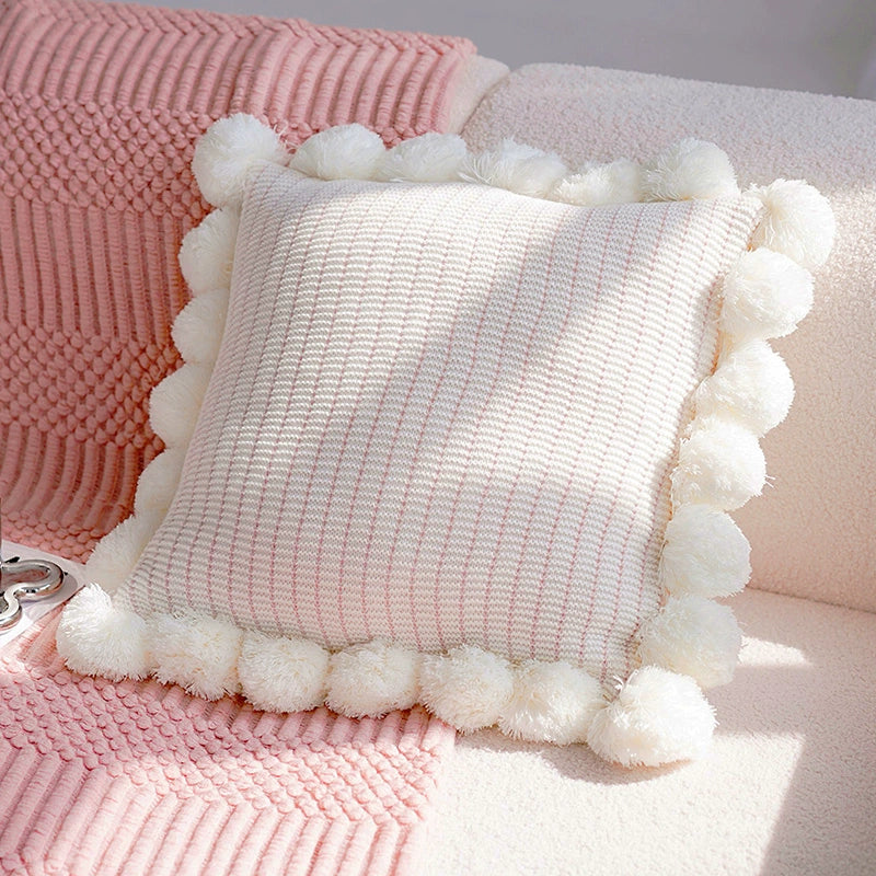YOULI Santiago Mint Knitted Cozy Pillowcase from YOULI