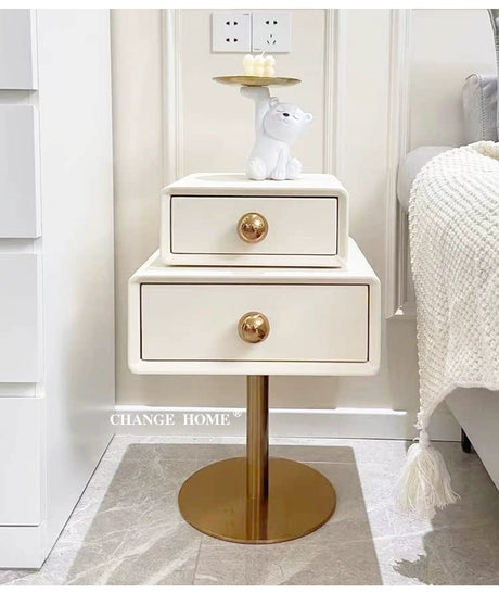 CH Oliver Creative Art Minimalist Storage Bedside Table from CH