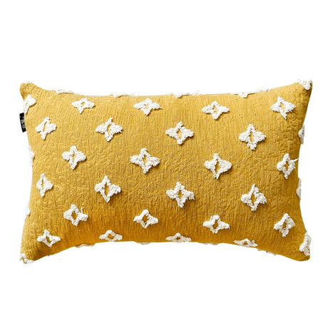 YOULI Cedric Plush Velvet Daisy Accent Pillow from YOULI