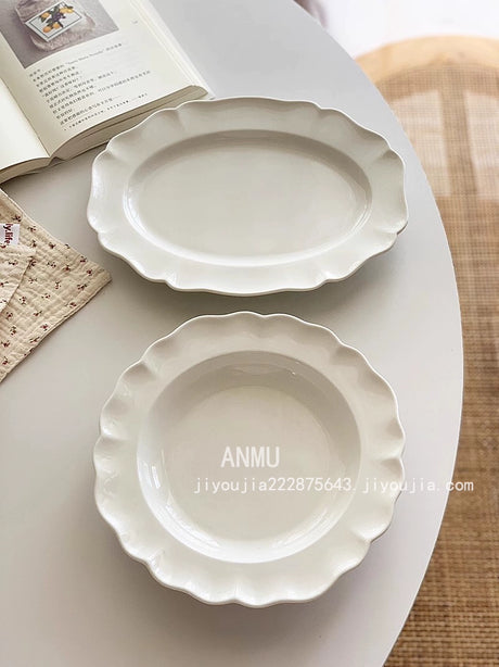 YASUKI Orion Elegant French Ceramics Salad Bowl from YASUKI
