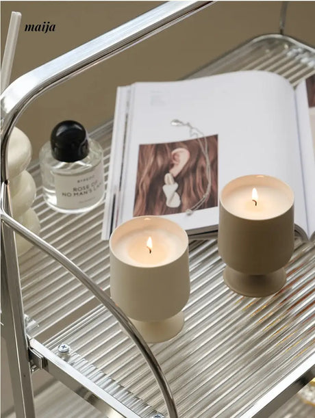 Wine Glass Candle from maija