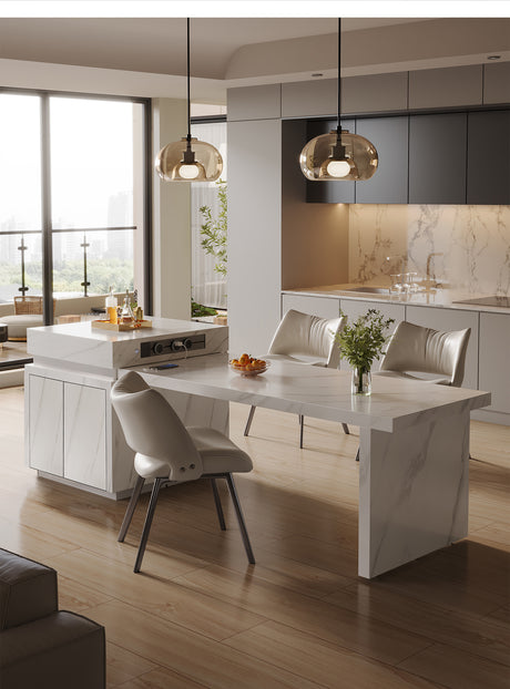 QUANMU Isadora Italian Retro High-End Dining Chair from QUANMU