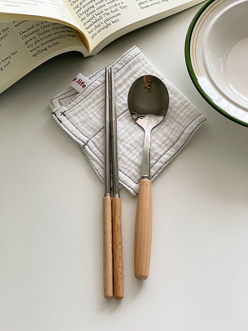YASUKI Oliver Vintage Wooden Chopsticks Set from YASUKI