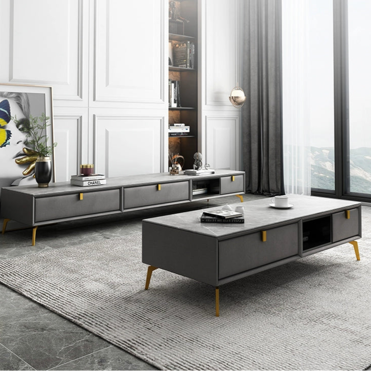 FASATI Jasper Chic Minimalist Television Cabinet Combo from FASATI