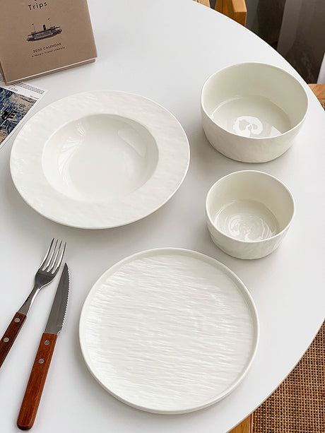 YASUKI Eleanor Elegant Nordic Stoneware Soup Bowl from YASUKI