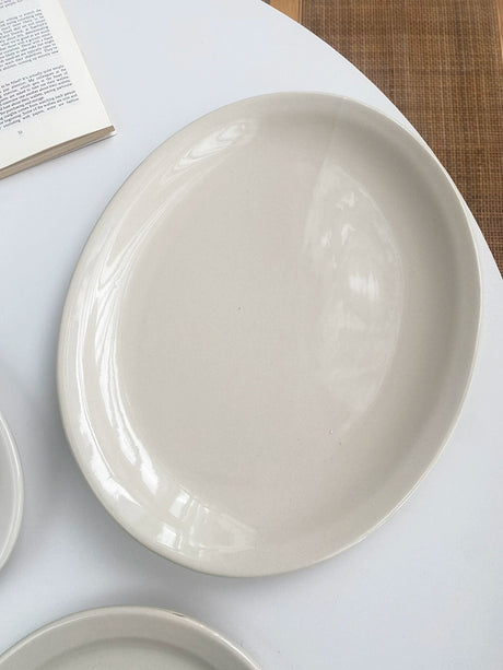 YASUKI Chenhao Minimalist INS Texture White Ceramic Bowl from YASUKI