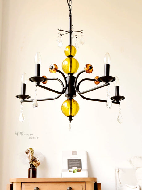 NANCY Symphony Nordic Retro Chandelier Living Room Lamp from NANCY