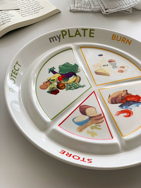 YASUKI Oliver Vintage Elegance Ceramic Serving Plate from YASUKI