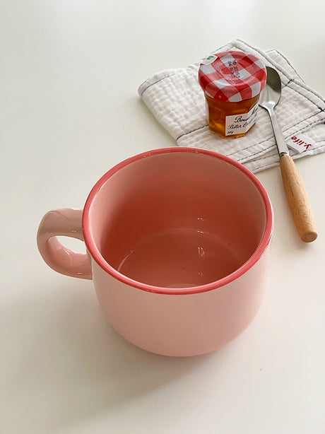 YASUKI Arabella Fuchsia Capacious Ceramic Coffee Mug 300ml from YASUKI