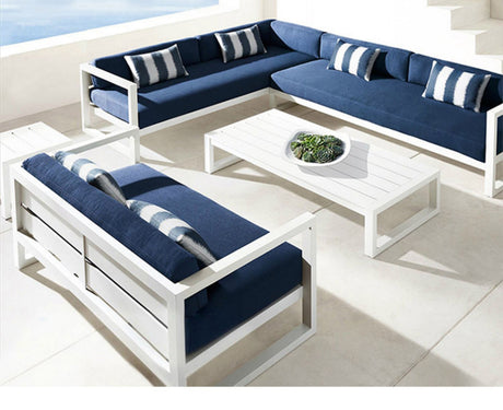 DIME GARDEN Isadora Elegant Plastic Corner Sofa Set from DIME GARDEN