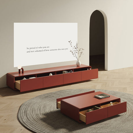 KOCU HOME Isolde Minimalist Customizable TV Cabinet Coffee Table Combination from KOCU HOME