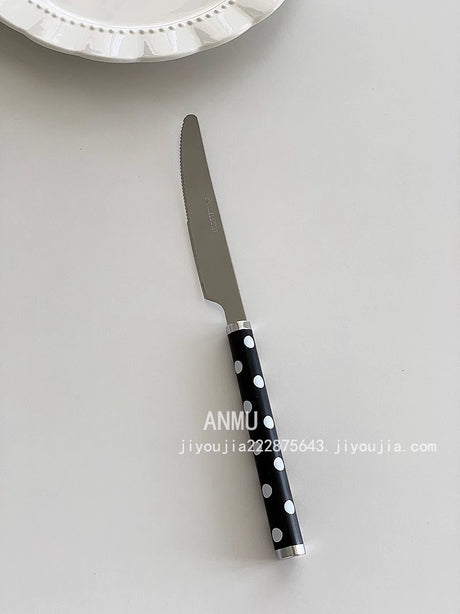 YASUKI Odette Elegant Wave-Patterned Dining Cutlery Set from YASUKI