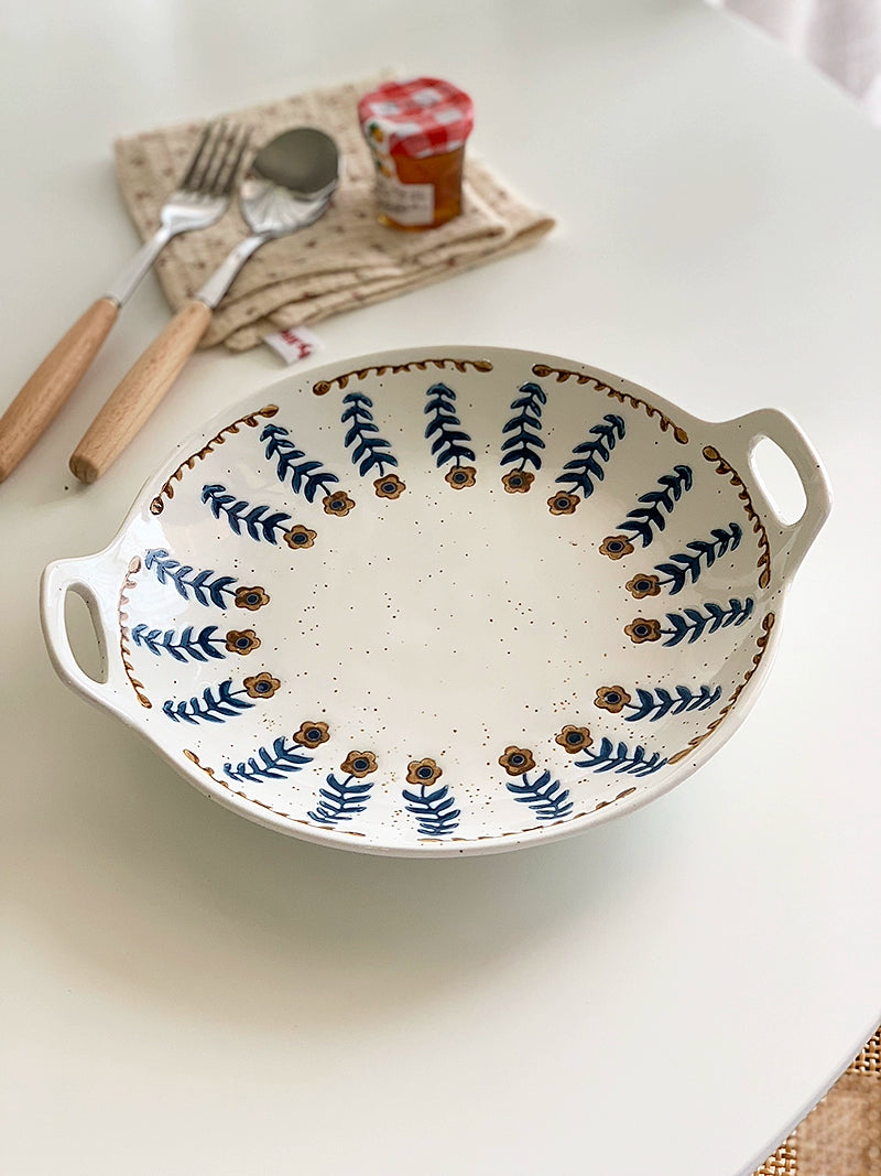 YASUKI Cedric Rustic Glaze Ceramic Bowl from YASUKI