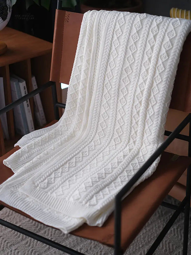 Rib Knit Throw & Cushion from maija