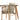 DIME GARDEN Amara Elegant Teak, Rattan Outdoor Table Set from DIME GARDEN