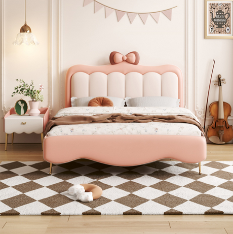 MORNING FOREST Isabella Elegant Bowed Crib with Storage System from MORNING FOREST