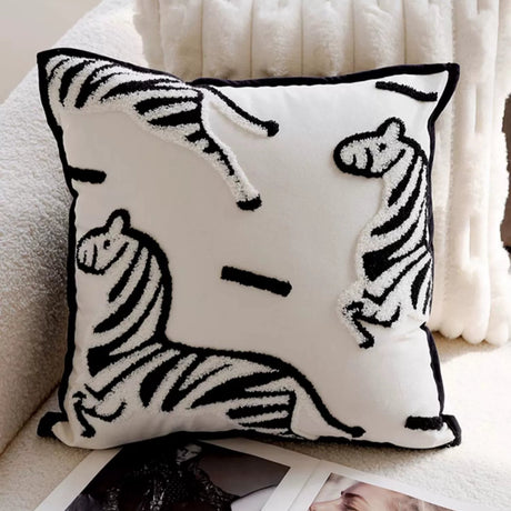 YOULI Amelie Elegant Zebra Design Cushion Cover from YOULI