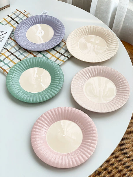 YASUKI Jasper Delicate INS Lace Dessert Plate from YASUKI