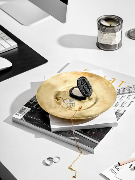 MOMO'S TALK Elowen Elegant Brass Copper Tableware Storage System from MOMO'S TALK