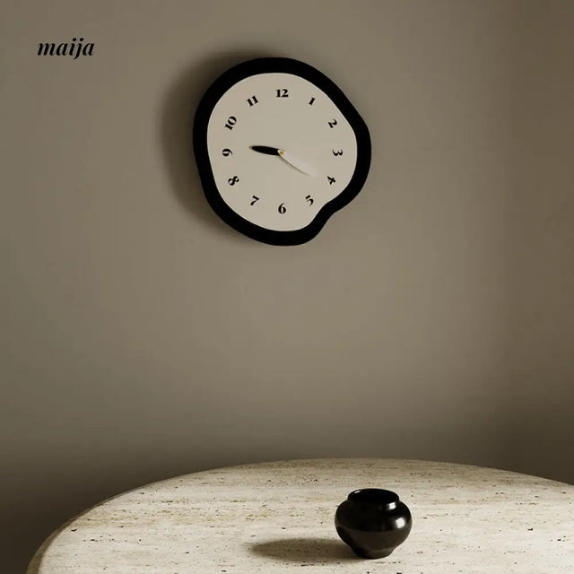 Pendulum Black and White Wall Clock from maija
