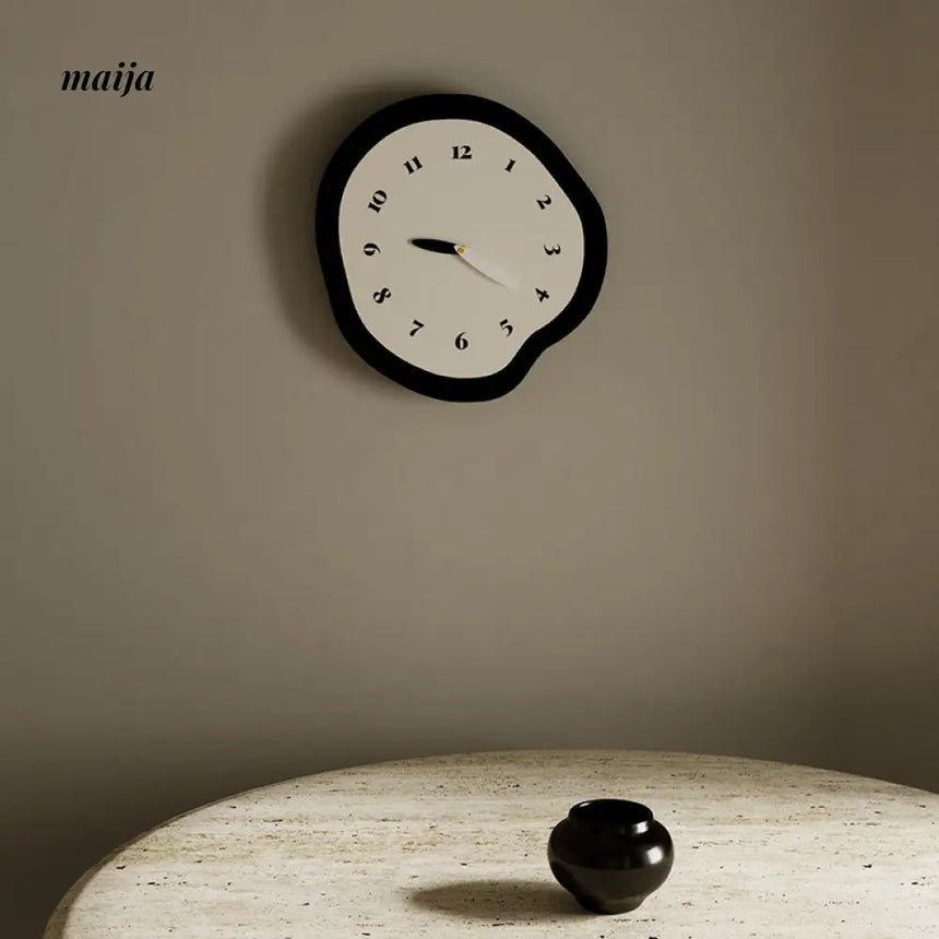 Pendulum Black and White Wall Clock from maija