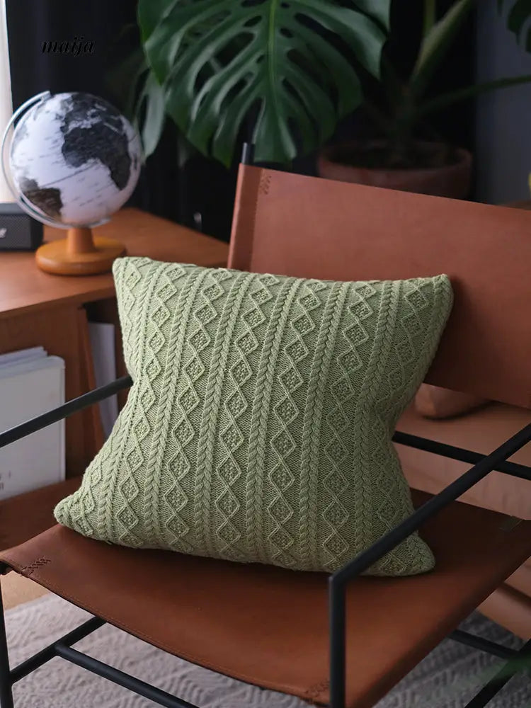 Rib Knit Throw & Cushion from maija