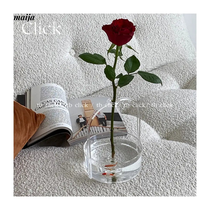 Acrylic Dish Vase from CLICK