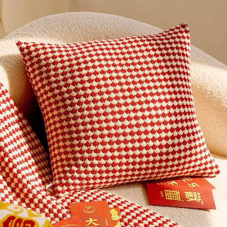 YOULI Santiago Mint Knitted Cozy Pillowcase from YOULI