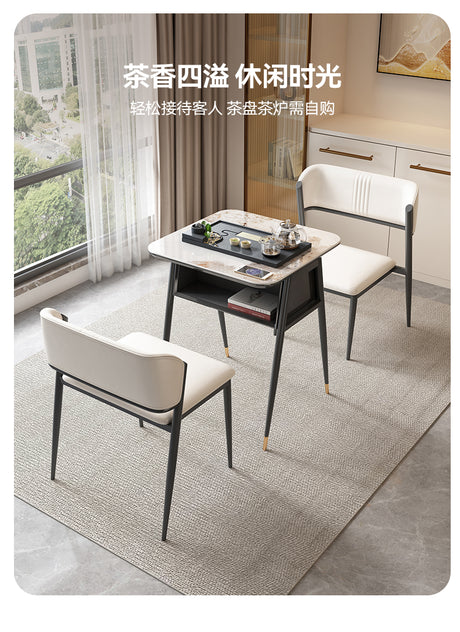 QUANMU Isolde Contemporary Light Luxury Balcony Table Set from QUANMU