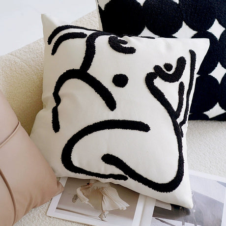 YOULI Beatrix Luxurious Creamy Velvet Pillow from YOULI