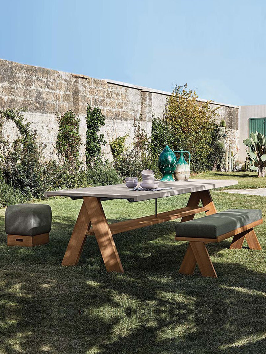 DIME GARDEN Marcellus Eco-Friendly Teak Outdoor Furniture Set from DIME GARDEN
