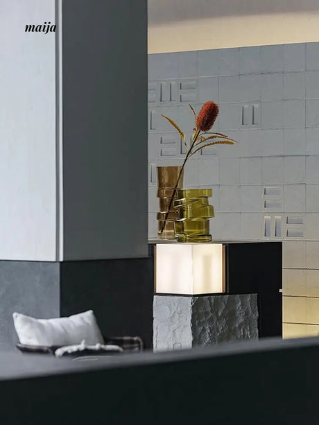 Stacked Glass Tinted Vase from maija