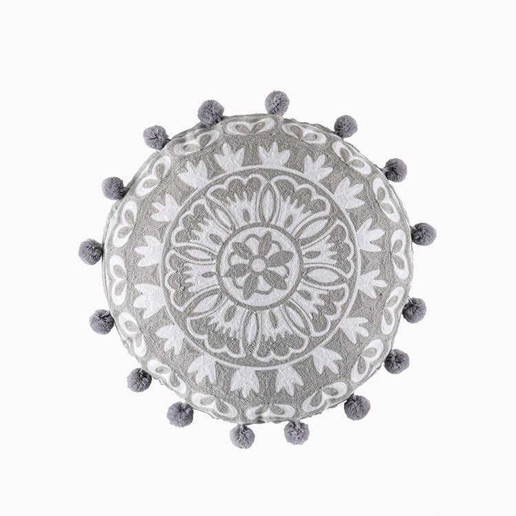 YOULI Amara Handmade Ethnic Round Pillow from YOULI