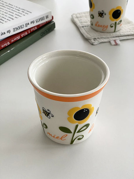 YASUKI Amelie Charming Floral Ceramic Water Cup from YASUKI