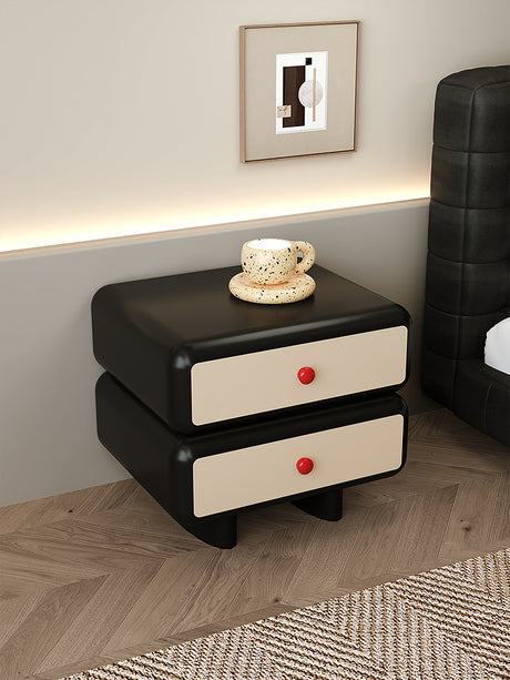 APARTMENT NO.7 Giovanni Chic Modern Black Bedside Table from APARTMENT NO.7