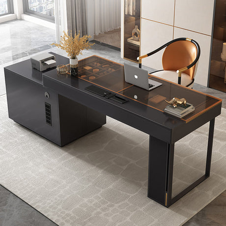 QUANMU Rhiannon Luxurious High-Level Sensory Corner Desk from QUANMU