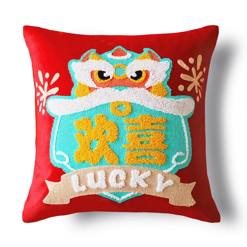 YOULI Mei-Ling Festive 3D Lion Pillow Sofa from YOULI