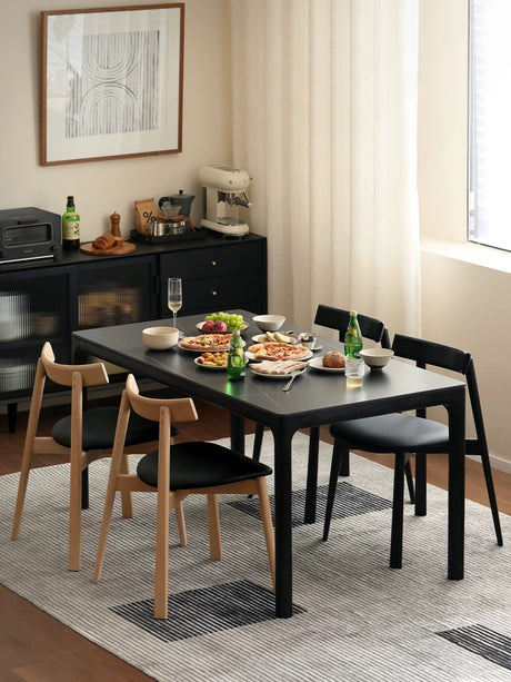 JINYI Elowen Minimalist Solid Wood Dining Set from JINYI