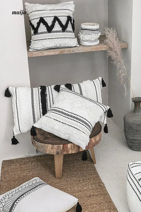 Morroccan Tufted Sofa Cushions from maija