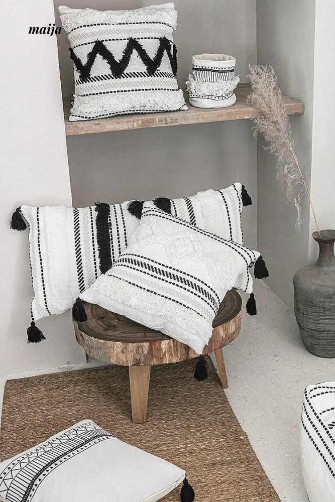 Morroccan Tufted Sofa Cushions from maija