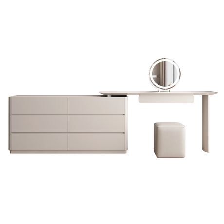 FANGYUAN Isidora Elegant Modern Solid Wood Dressing Table Cabinet from FANGYUAN