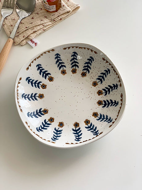YASUKI Cedric Rustic Glaze Ceramic Bowl from YASUKI
