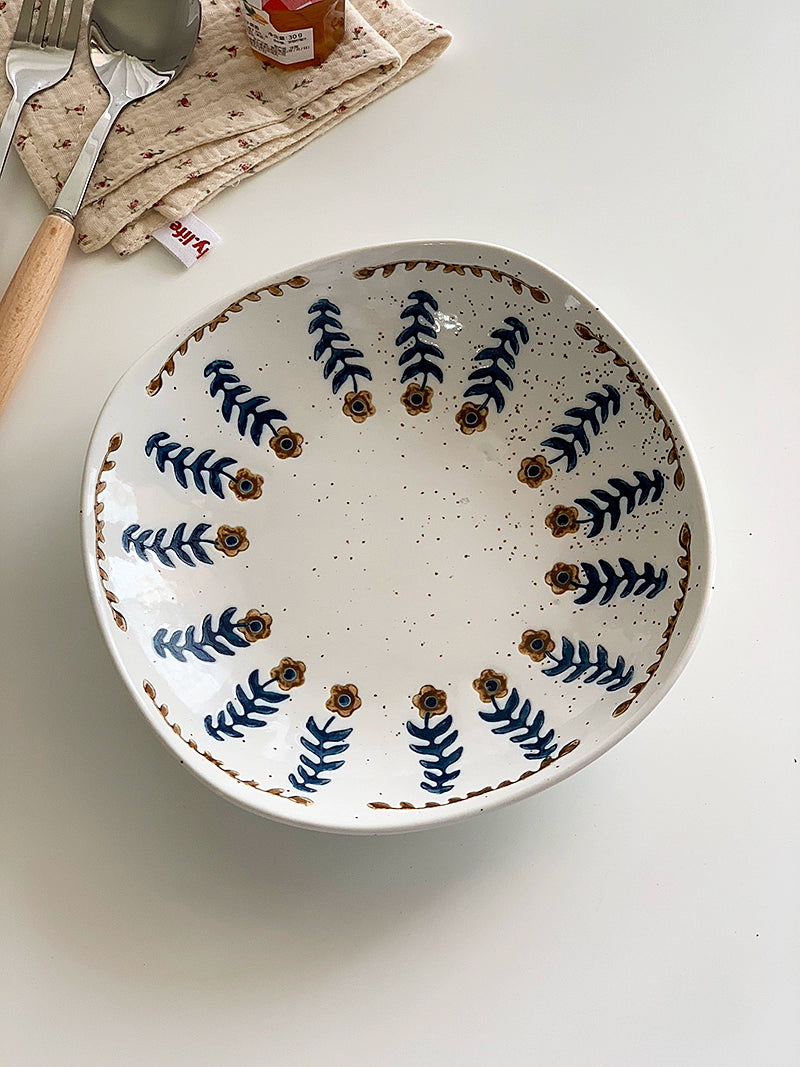 YASUKI Cedric Rustic Glaze Ceramic Bowl from YASUKI