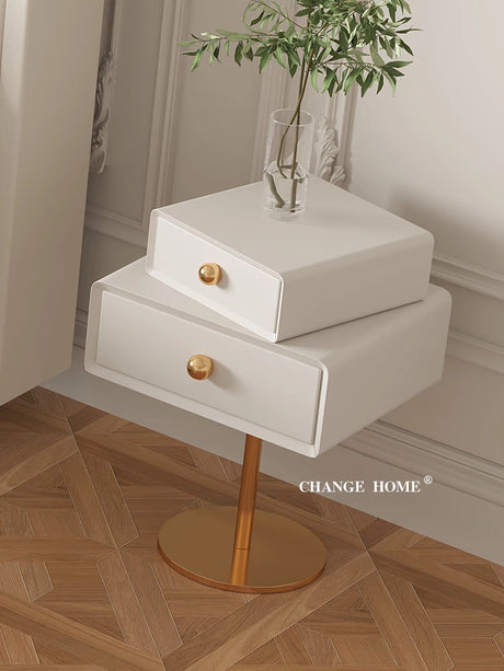 CH Oliver Creative Art Minimalist Storage Bedside Table from CH
