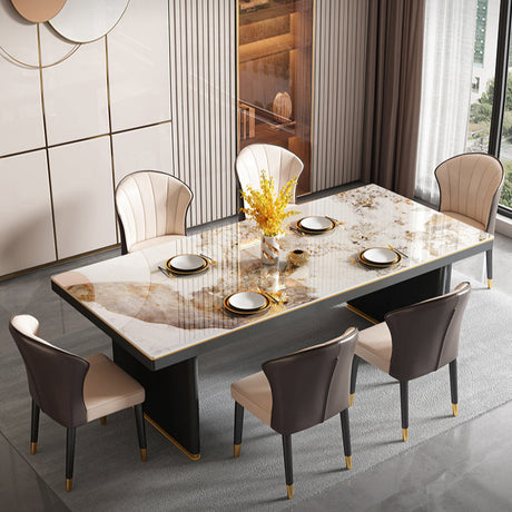 QUANMU Santiago Luminescent Rectangular Luxury Table from QUANMU