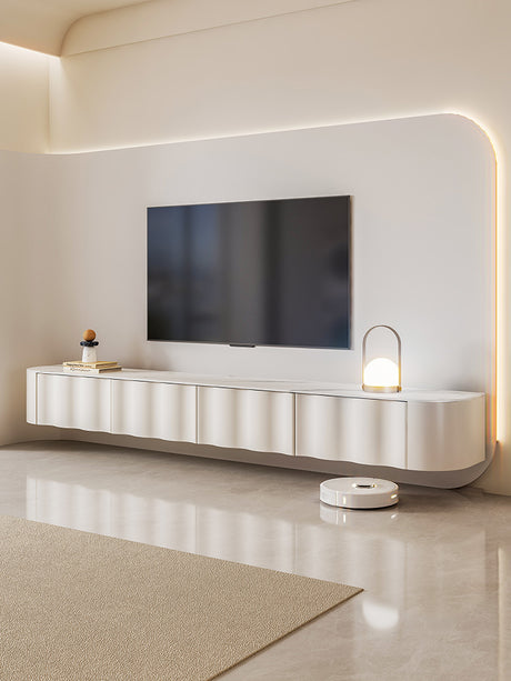 QUANMU Elowen Modern Light Luxury Wall-Mounted TV Cabinet. from QUANMU