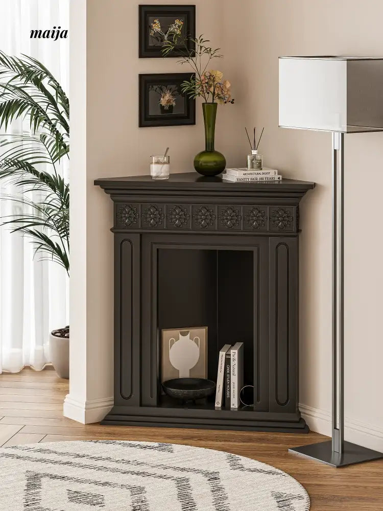 Miami Corner Fireplace Display Shelf from GUJI